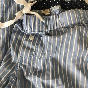 J Crew stripped pajamas M